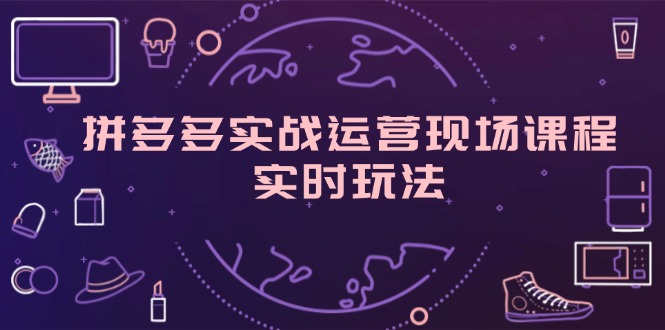 （11759期）拼多多实战运营现场课程，实时玩法，爆款打造，选品、规则解析-副业库