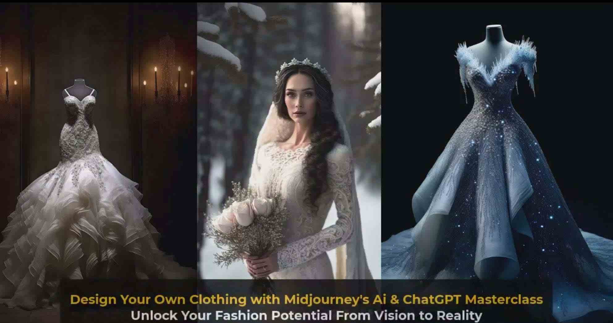 图片[9]-利用 Midjourneys Ai 人工智能设计自己的服装AI大师班-10节课-中英字幕-副业库