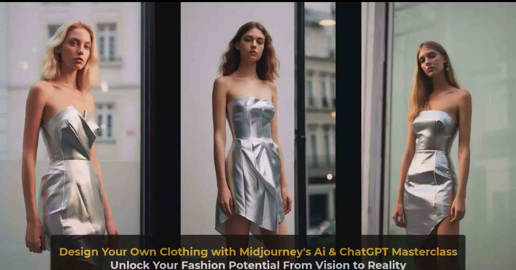 图片[10]-利用 Midjourneys Ai 人工智能设计自己的服装AI大师班-10节课-中英字幕-副业库