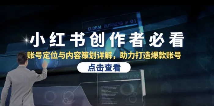 小红书创作者必看：账号定位与内容策划详解，助力打造爆款账号-副业库