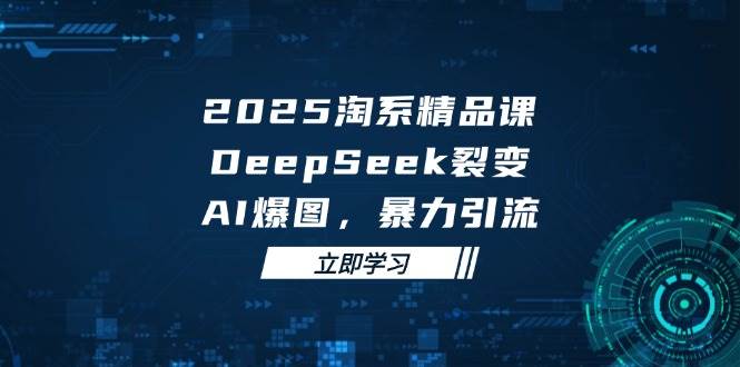 2025无界精品课，DeepSeek裂变，AI爆图，暴力引流助力淘系运营-副业库