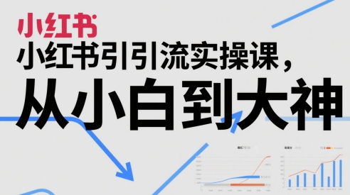 小红书引流实操课，从小白到大神-副业库
